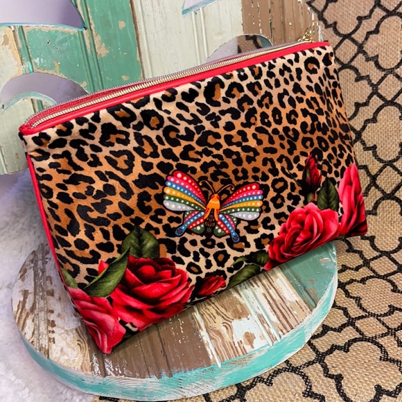 ESTEE LAUDER Butterfly Cosmetic Makeup Bag - Picture 2 of 6